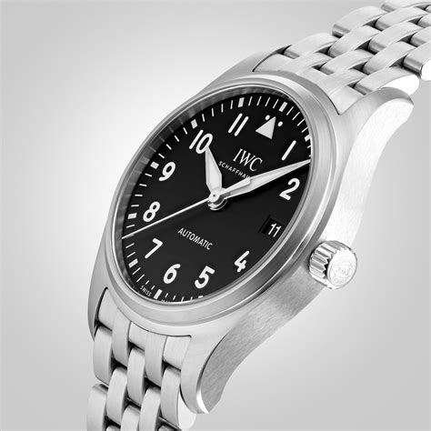 iwc pilot 36 black|iwc pilot's watch 36.